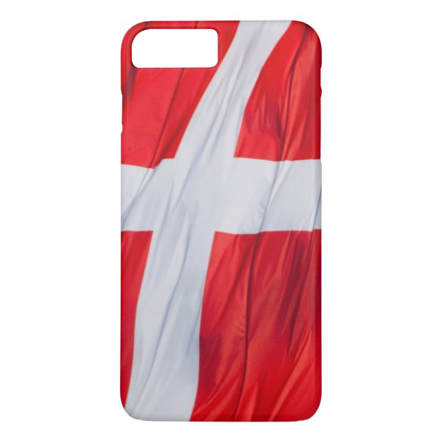 Danmarks Wave Flagga Case-Mate iPhone Skal (Baksida)