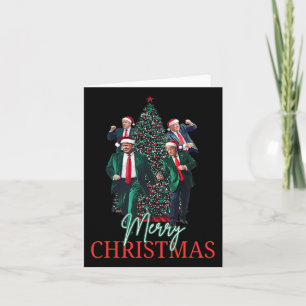 Danming Trump Santa God jul Pappor Home 4 Kort