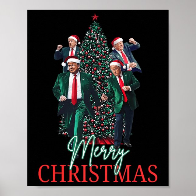 Danming Trump Santa God jul Pappor Home 4 Poster (Framsidan)