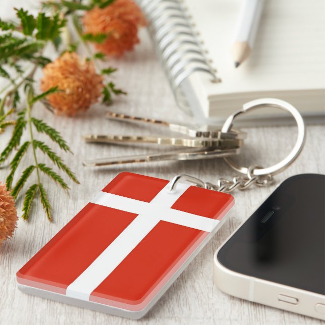 Dannebrog Danmarks Officiell Flagga (Högra Framsidan)