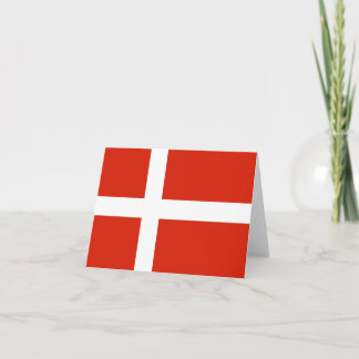 Dannebrog, Danmarks Officiell Flagga Kort