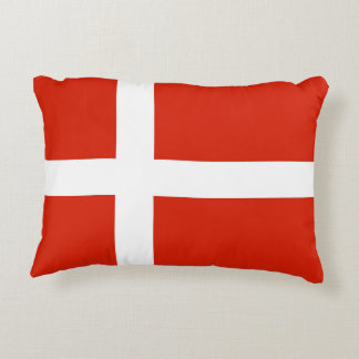 Dannebrog Danmarks Officiell Flagga Prydnadskudde