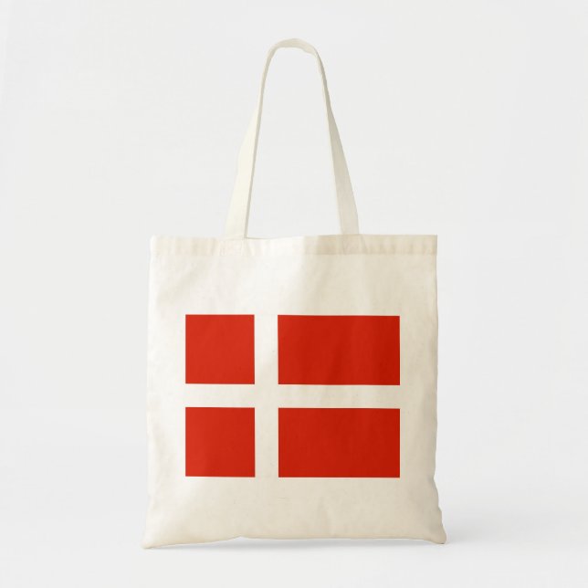 Dannebrog, Danmarks Officiell Flagga Tygkasse (Framsidan)