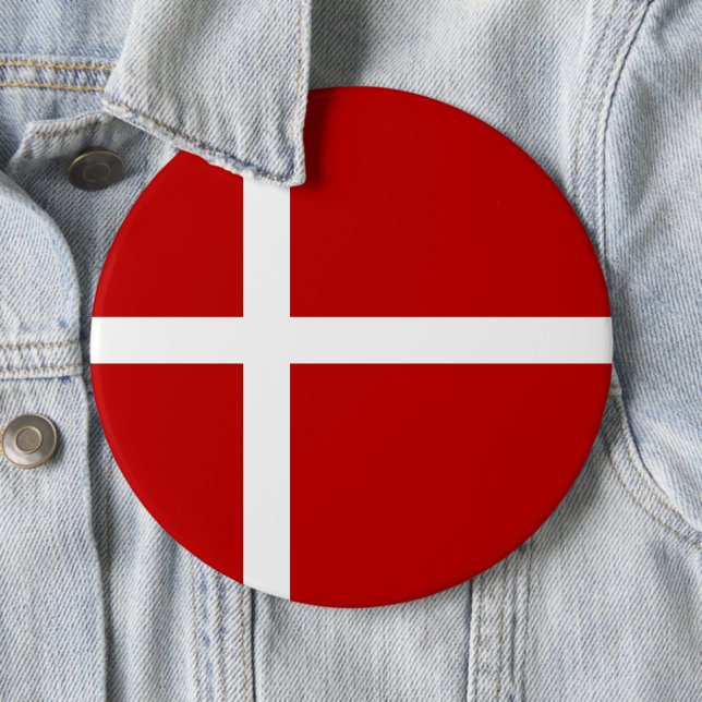 Dannebrog Danska flaggan Knapp (In Situ)