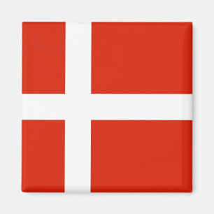 Dannebrog; Den officiella flagga av Danmark Magnet