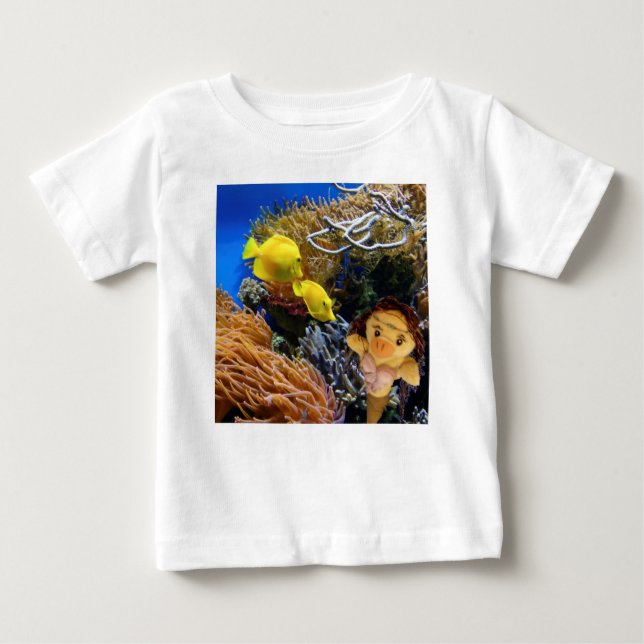 Danni Havfrun Baby T-Shirt (Framsida)