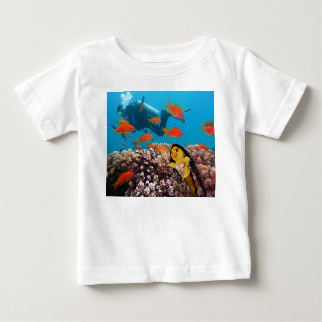 Danni Havsfrun Baby T-Shirt (Framsida)
