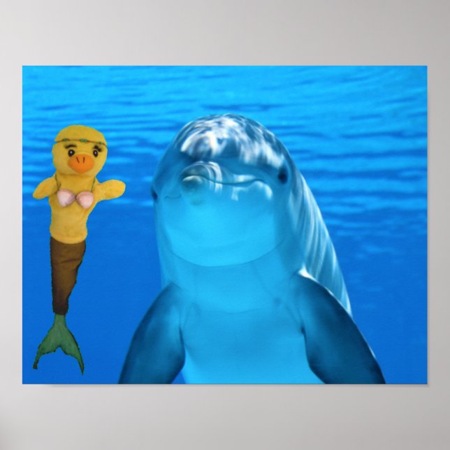 Danni Sjöjungfru och delfinvän Poster (Framsidan)