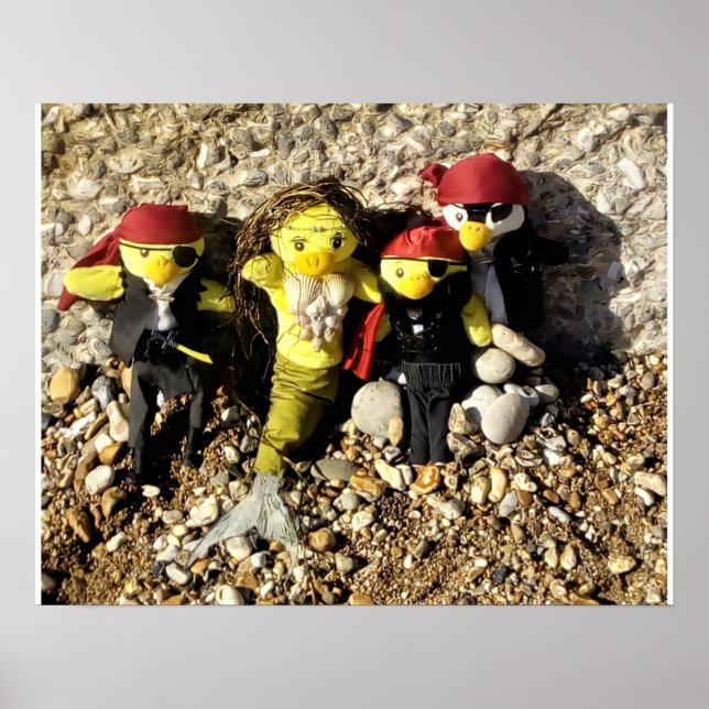 Danni Sjöjungfrun och Pirater Poster (Framsidan)