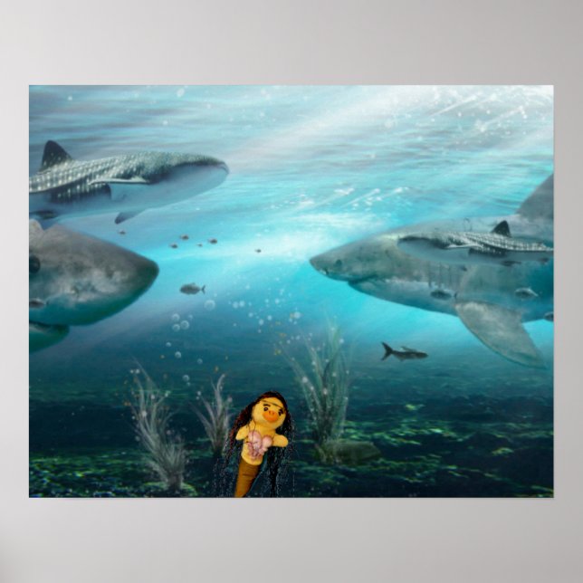 Danni Sjöjungfrun Poster (Framsidan)