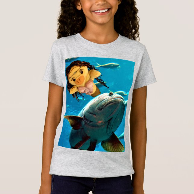 Danni Sjöjungfrun T-Shirt (Framsida)