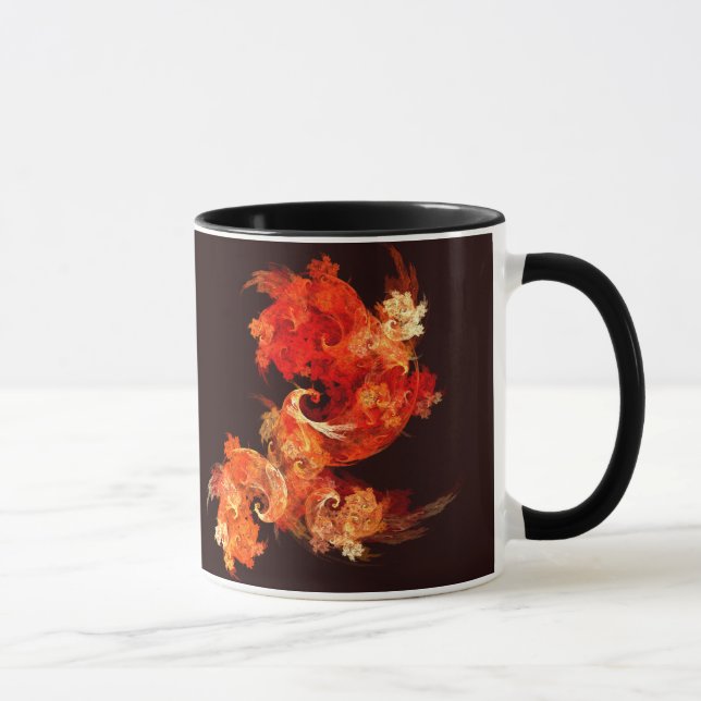 Danning Firebird Abstrakt Coffee Mugg (Höger)