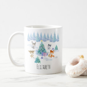 Danning Forest Animals - Julfärg Kaffemugg