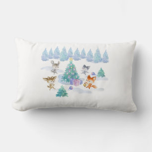 Danning Forest Animals - Julfärg Lumbarkudde