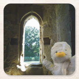 Danny Anka the Mummy Underlägg Papper Kvadrat