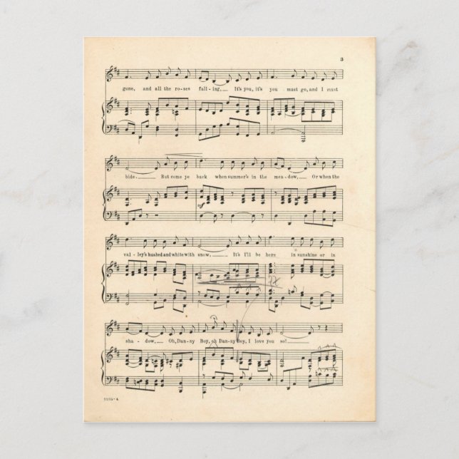 Danny Boy 2 Vykort (Framsida)