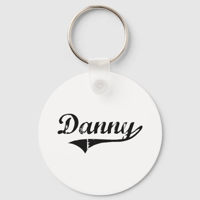 Danny Classic Stil Namn Nyckelring (Framsida)