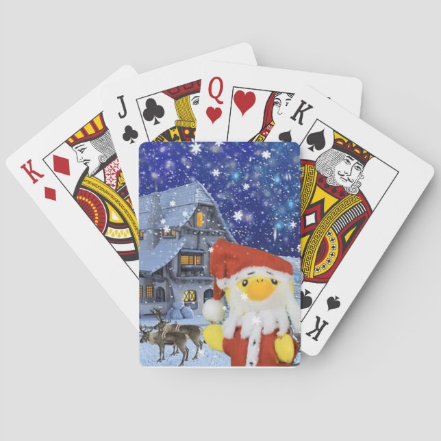 Danny Duck besöker Nordpolen Casinokort (Baksidan)