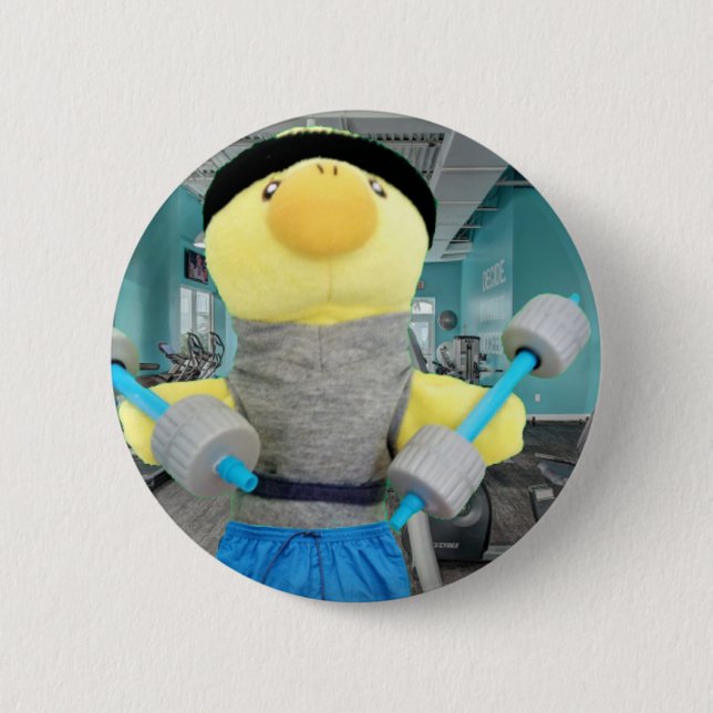 Danny Duck i gymmet Knapp (Framsida)