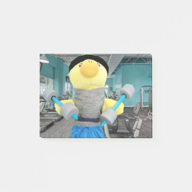 Danny Duck in the Gym Post-it Block (Framsida)
