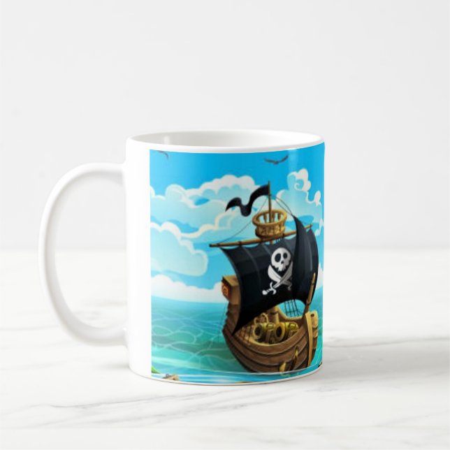 Danny Duck Pirat Kaffemugg (Vänster)