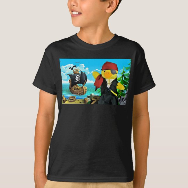 Danny Duck Pirat T-Shirt (Framsida)