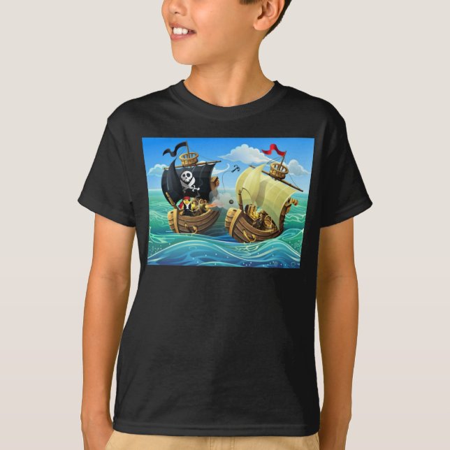 Danny Duck Pirat T-Shirt (Framsida)