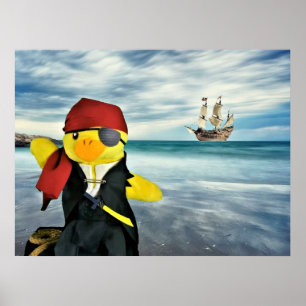 Danny Duck Piraten. Poster