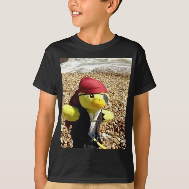 Danny Duck Piraten  T Shirt (Framsida)