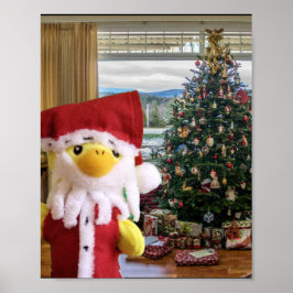 Danny Duck Santa. Affisch
