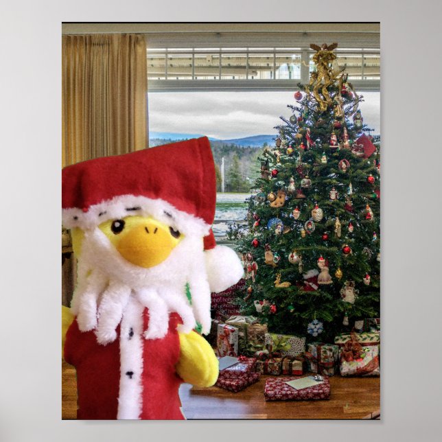 Danny Duck Santa.  Affisch (Framsidan)