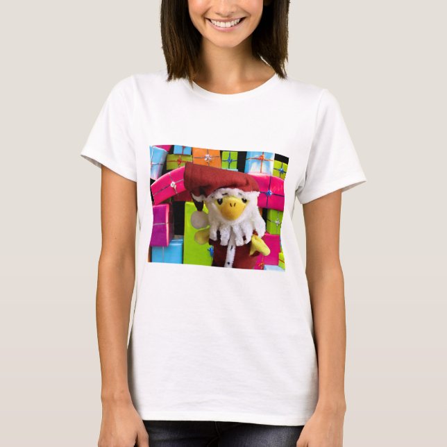 Danny Duck Santa - Christmas Adventure T Shirt (Framsida)