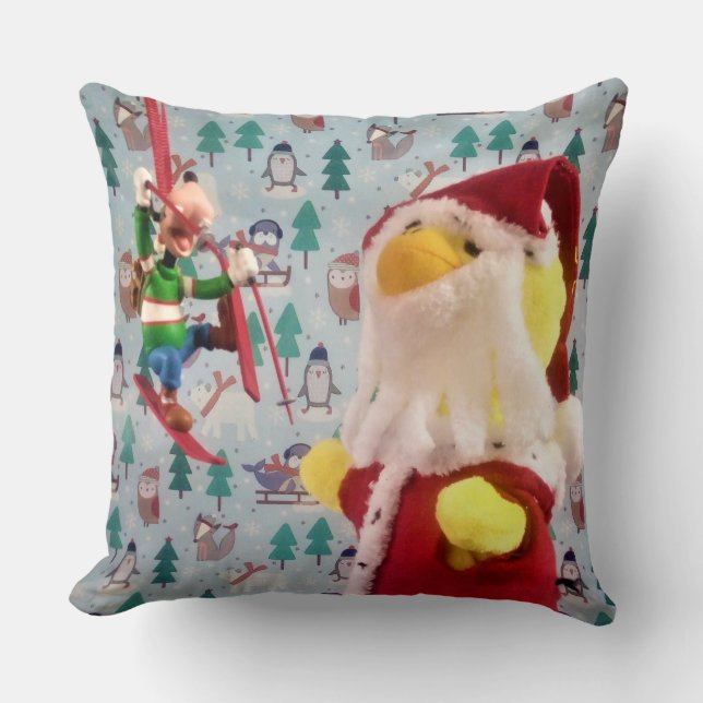 Danny Duck Santa jul kastkudde Kudde (Framsida)