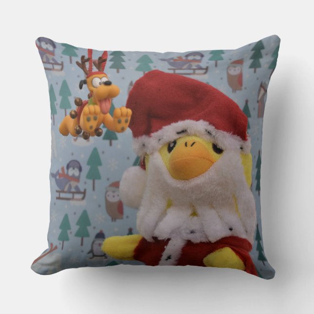 Danny Duck Santa jul kastkudde Kudde (Framsida)