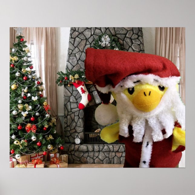 Danny Duck Santa Jul Poster (Framsidan)