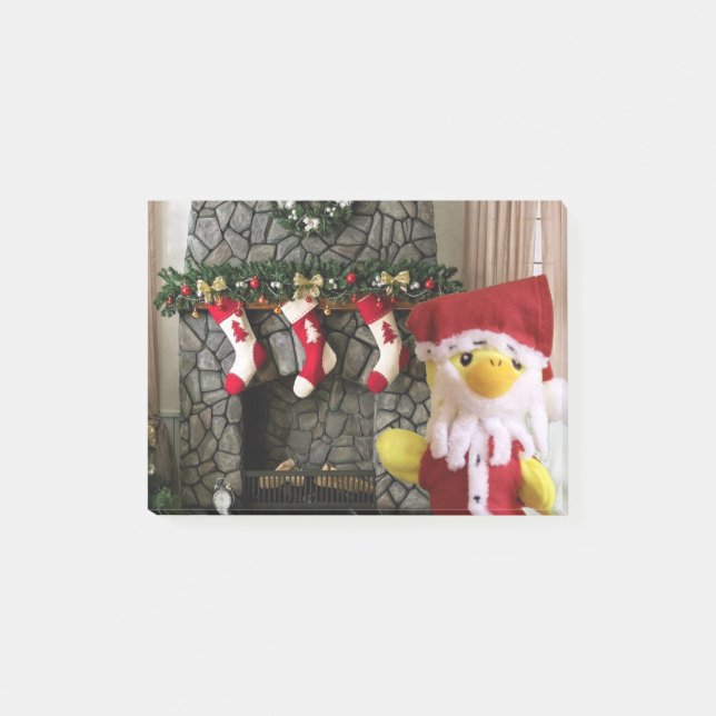Danny Duck Santa - Juläventyr Post-it Block (Framsida)
