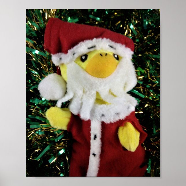 Danny Duck Santa-plakat Poster (Framsidan)