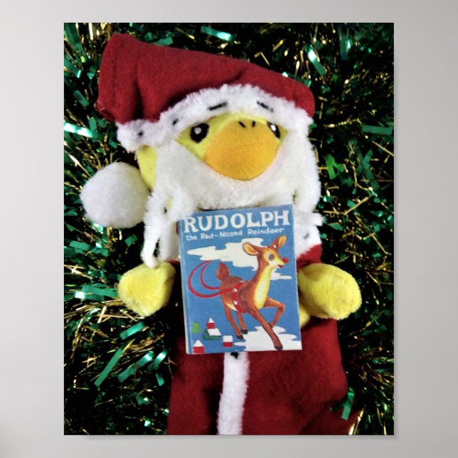 Danny Duck Santa-plakat Poster (Framsidan)