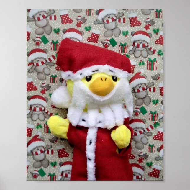 Danny Duck Santa Plakat Poster (Framsidan)