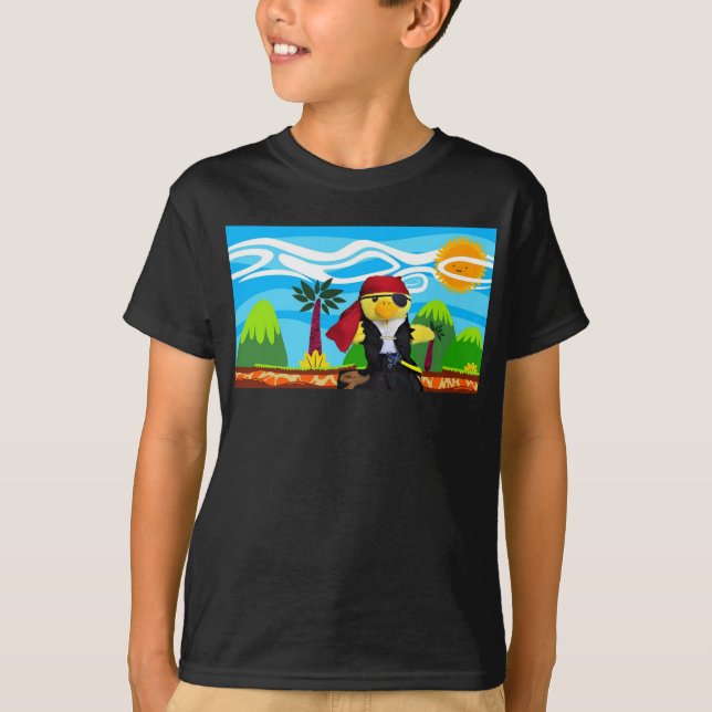 Danny Duck Sjökapten T-Shirt (Framsida)