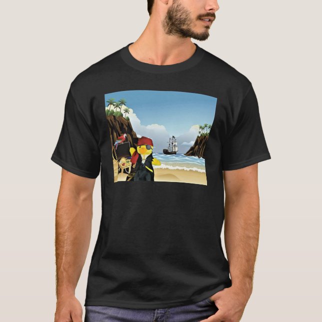 Danny Duck sjörövaren T Shirt (Framsida)