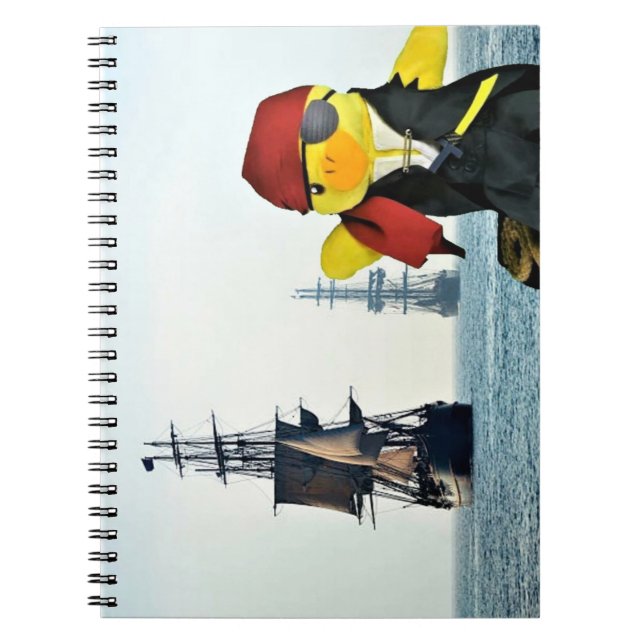 Danny Duck Sjövaru Notebook Anteckningsbok (Framsidan)