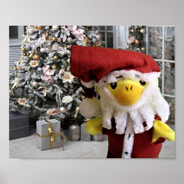 Danny Duck Tomte.  Affisch (Framsidan)