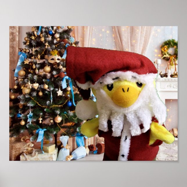 Danny Duck Tomte.  Affisch (Framsidan)
