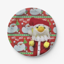 Danny Duck Tomte.   Pappers Tallrikar