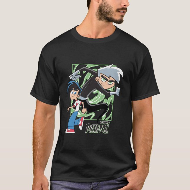 Danny Phantom med både Danny och Phantom T Shirt (Framsida)
