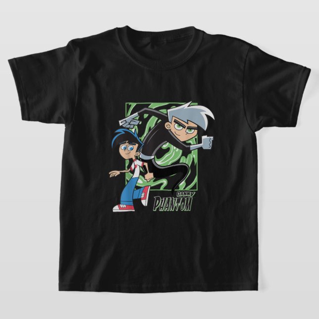 Danny Phantom med både Danny och Phantom T Shirt (Laydown)