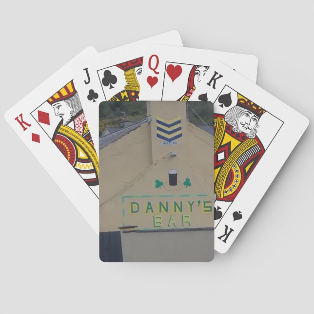 Danny's Pub-spelkort Casinokort (Baksidan)