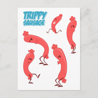 Danppy Sause Tecknade figurer Print Vykort