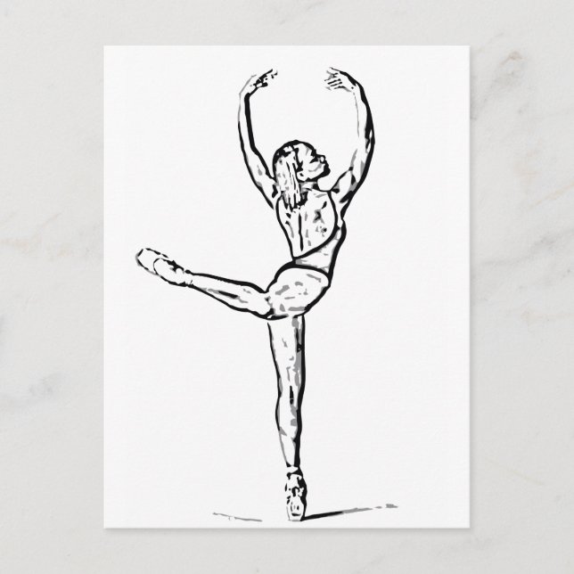 Dans 1 vykort (Framsida)